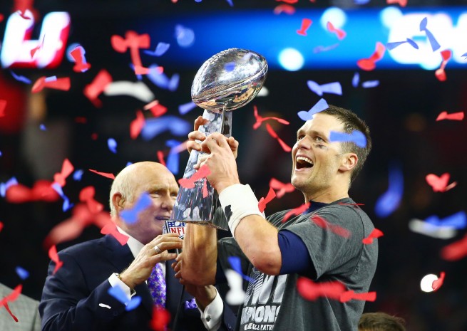 Dunkin’ Donuts Center Super Bowl Rally